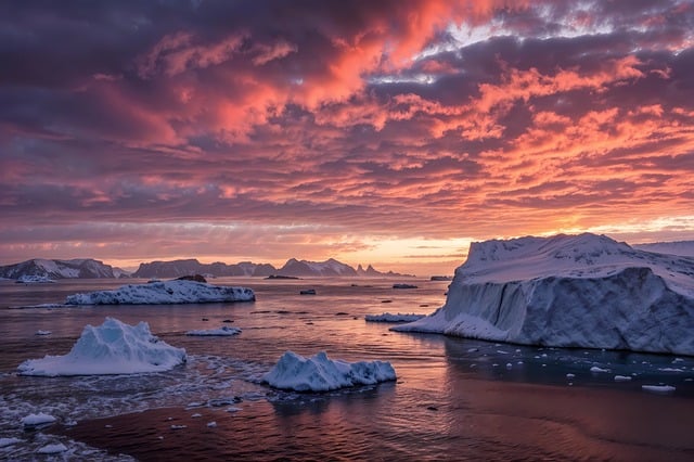 arctic north pole antarctic